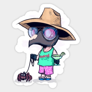 Plague Vacation Sticker